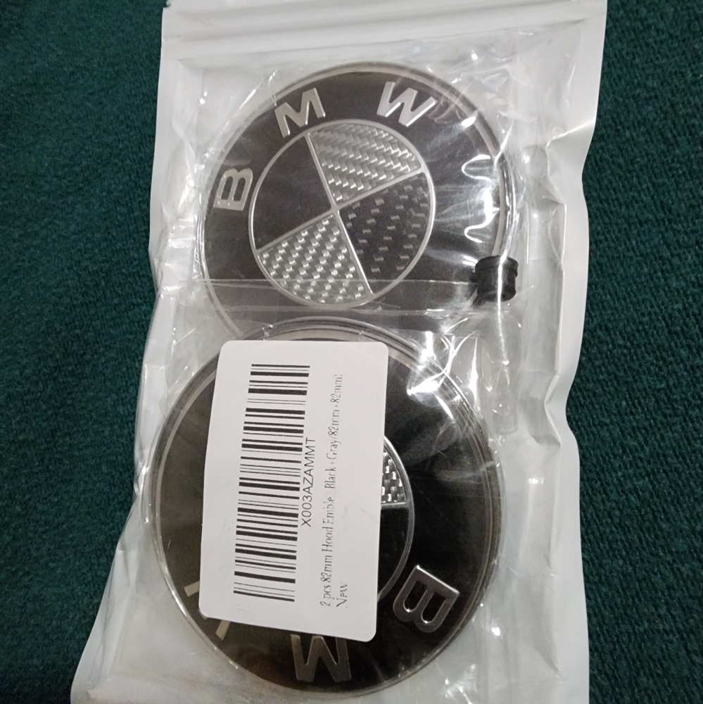 82mm BMW hood emblems